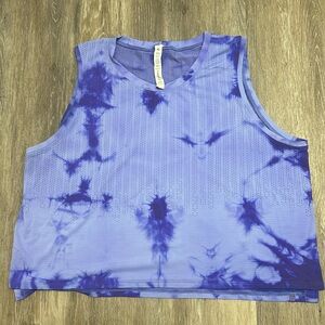Lululemon tie dye tank top